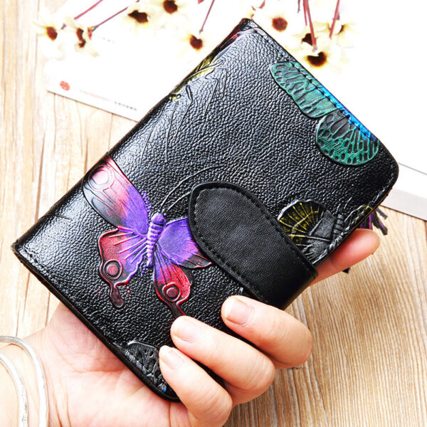 Fashion Women's Leather Wallet Short - Image 8