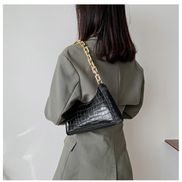 Underarm Bag Texture Chain Women's One-shoulder - Image 3