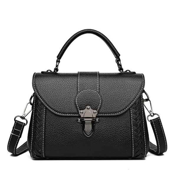 Retro Simple Shoulder Bag Soft Leather - Image 2