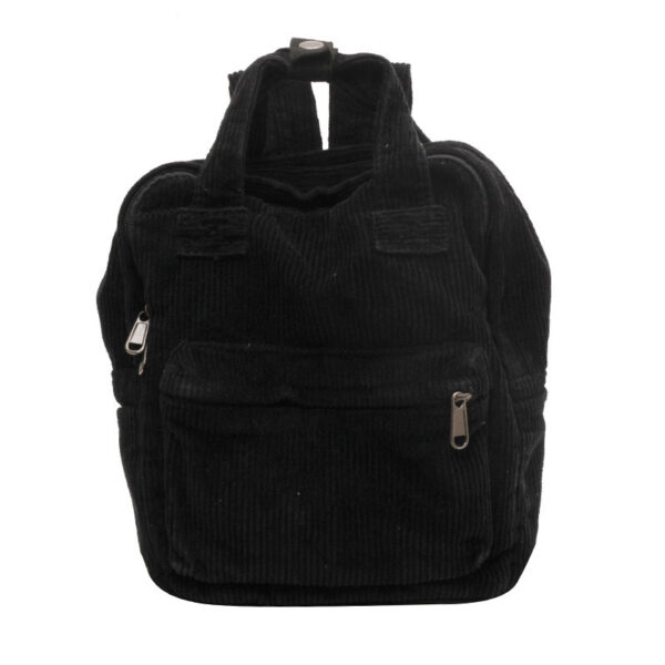 Daily Matching Corduroy Backpack For Women - Image 5