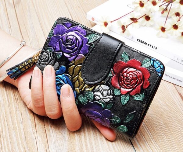 Fashion Women's Leather Wallet Short - Image 10