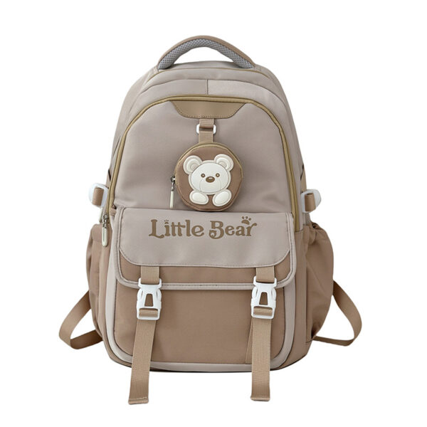 Preppy Style Korean Style Retro Large Capacity Travel Backpack - Image 9