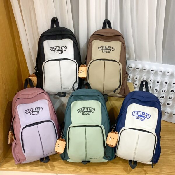Leisure Fashion Backpack New Large Capacity - Image 2