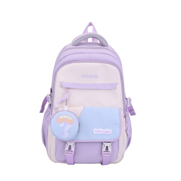 Backpack For Junior High School Girls Large Capacity Lightweight - Image 8