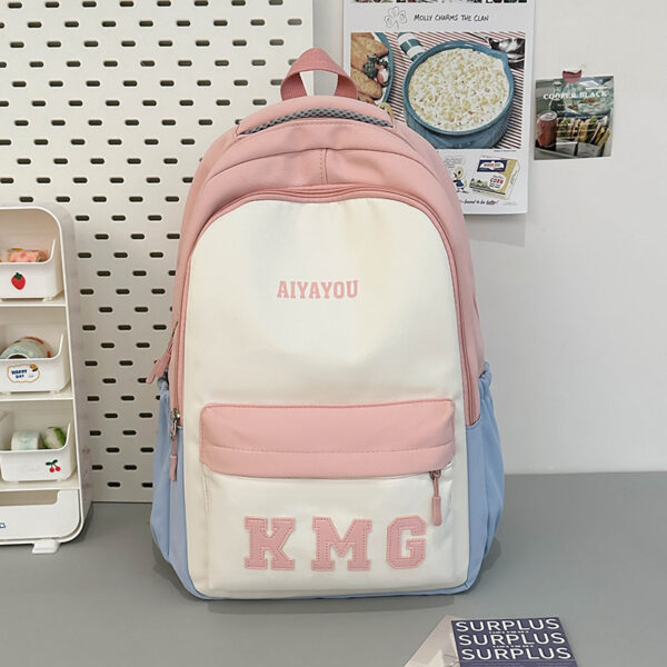 Children's Mini Contrast Color Backpack All-match Bag - Image 6