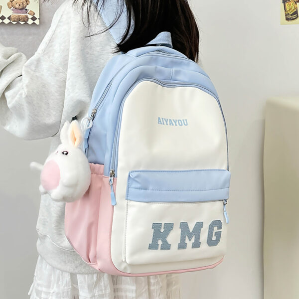 Children's Mini Contrast Color Backpack All-match Bag - Image 2