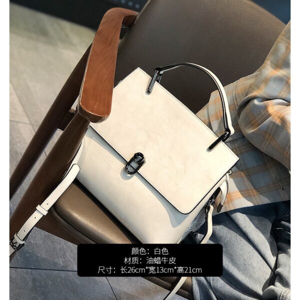 New Cowhide High-end And Fashionable Handbag For Women - Image 6