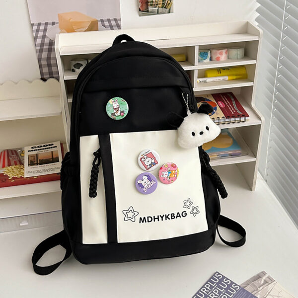 Junior And Middle School Students Large Capacity Computer Travel Backpack - Image 6