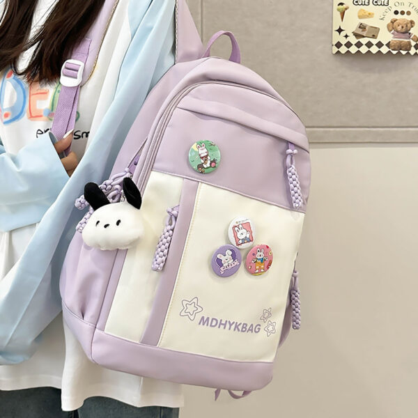 Junior And Middle School Students Large Capacity Computer Travel Backpack - Image 2