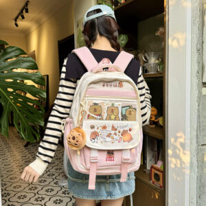 Capabala Schoolbag Cute Capybara Primary School Large Capacity
