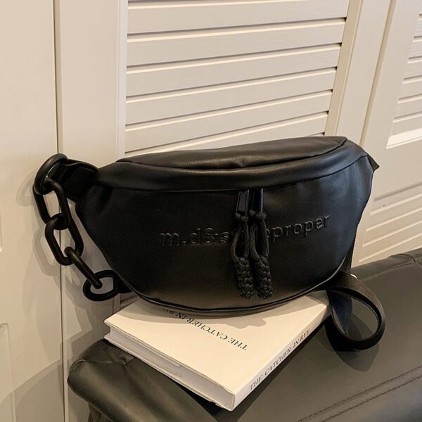 White Chest Bag Casual Women's Shoulder Crossbody - Image 7