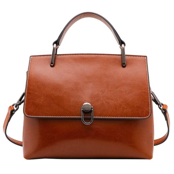 New Cowhide High-end And Fashionable Handbag For Women - Image 5