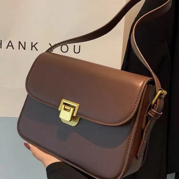 High-grade Women's Niche Texture One-shoulder Underarm Small Square Bag - Image 3