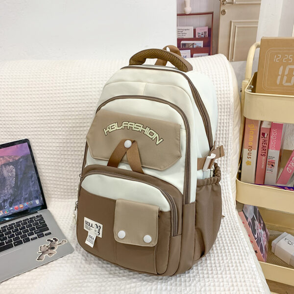 New High School And College Student Schoolbag Spine Protection Large Capacity - Image 9