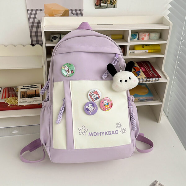 Junior And Middle School Students Large Capacity Computer Travel Backpack - Image 9