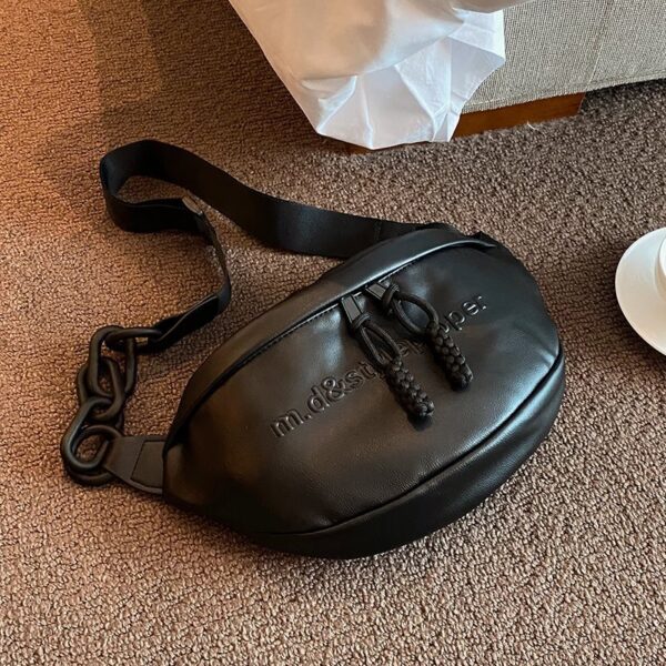 White Chest Bag Casual Women's Shoulder Crossbody - Image 3