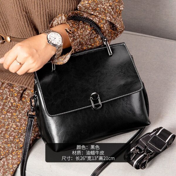 New Cowhide High-end And Fashionable Handbag For Women - Image 7