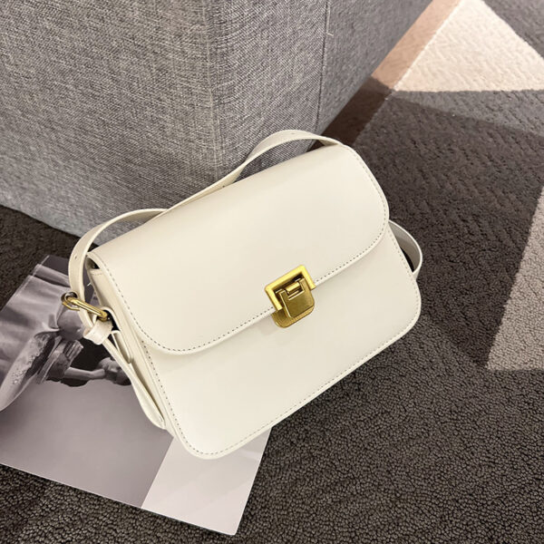 High-grade Women's Niche Texture One-shoulder Underarm Small Square Bag - Image 7