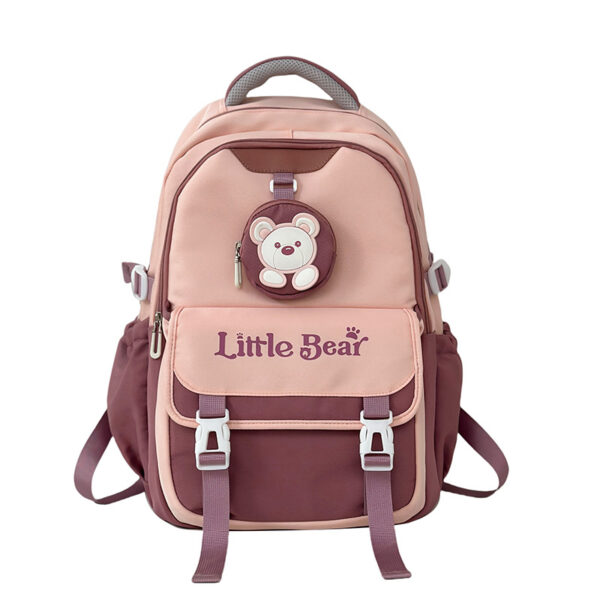 Preppy Style Korean Style Retro Large Capacity Travel Backpack - Image 6