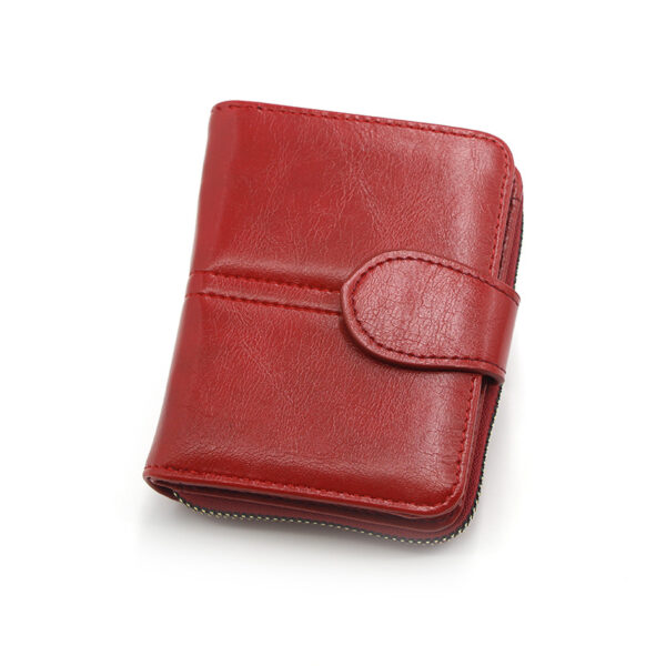Wallet Short Solid Color Multi-card-slot Card Holder - Image 4