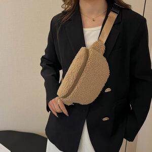 Lamb Wool Bag Shoulder Bag Casual Crossbody