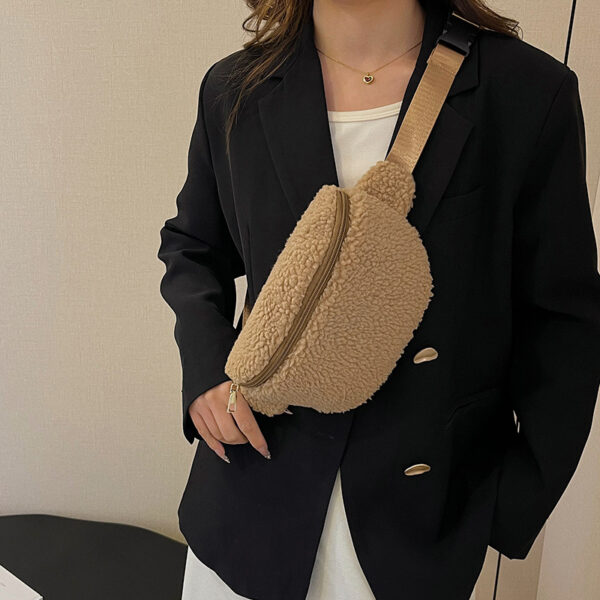 Lamb Wool Bag Shoulder Bag Casual Crossbody