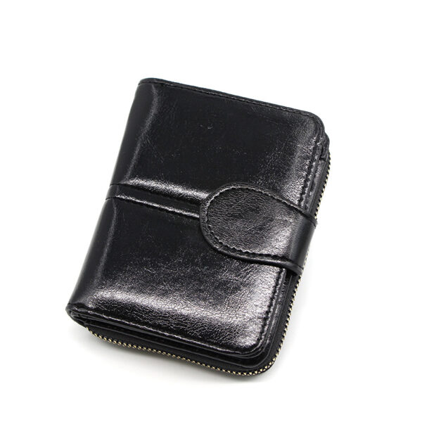 Wallet Short Solid Color Multi-card-slot Card Holder - Image 3