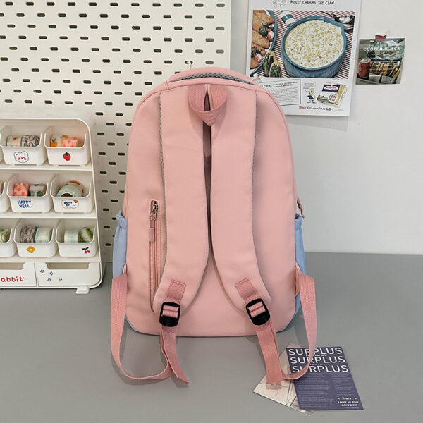 Children's Mini Contrast Color Backpack All-match Bag - Image 3