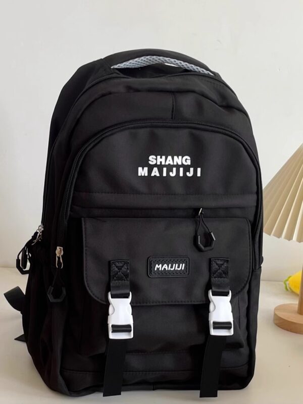Contrast Color Large Capacity High School Student All-match Computer Backpack - Image 9