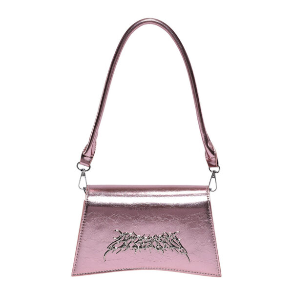 French Special-interest Design Bag Burst Crack Chain Underarm Bag - Image 5