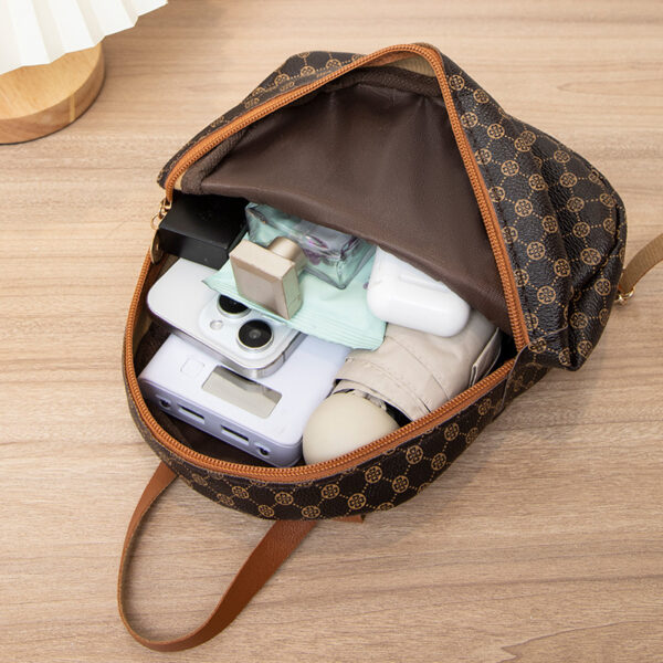 Women's Casual Sequin Decorative Dotted Prints Backpack - Image 4