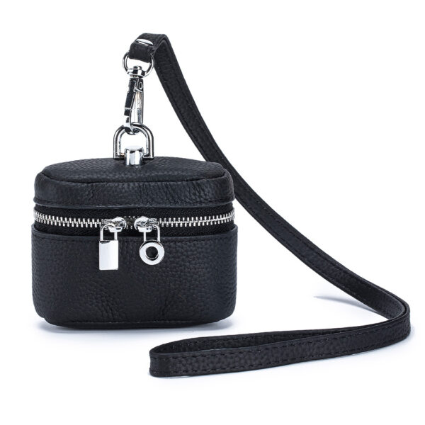 Leather Small Neck-hanging Coin Purse Simple And Portable - Image 8