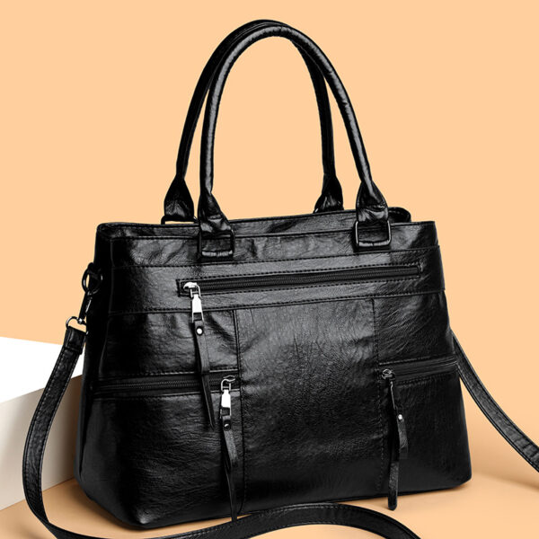 Temperament Wild Advanced Texture Handbag Soft Leather Commuter Shoulder Messenger Bag - Image 2