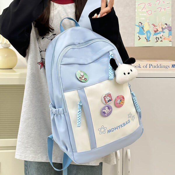 Junior And Middle School Students Large Capacity Computer Travel Backpack - Image 4