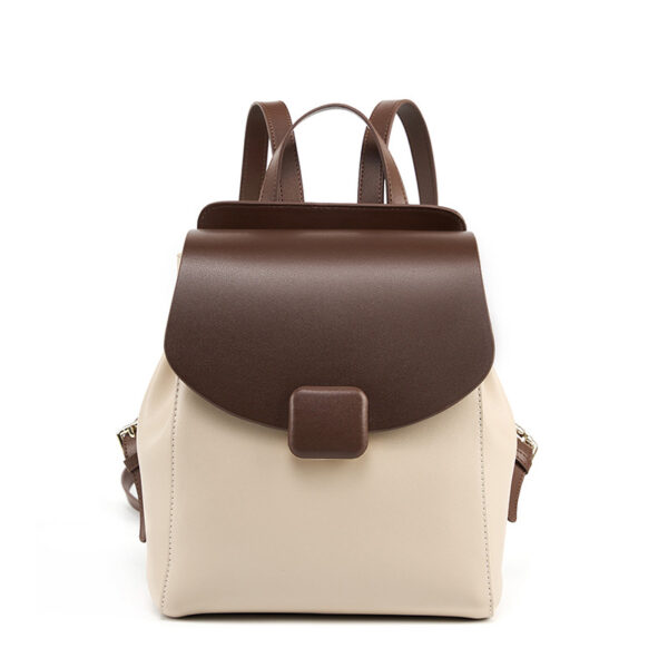 New Women's Small Backpack Leather Travel Travel Light Large Capacity - Image 6