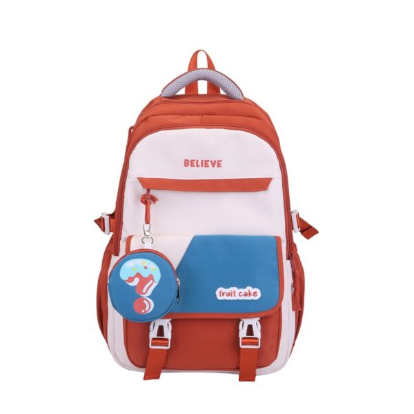 Backpack For Junior High School Girls Large Capacity Lightweight - Image 7