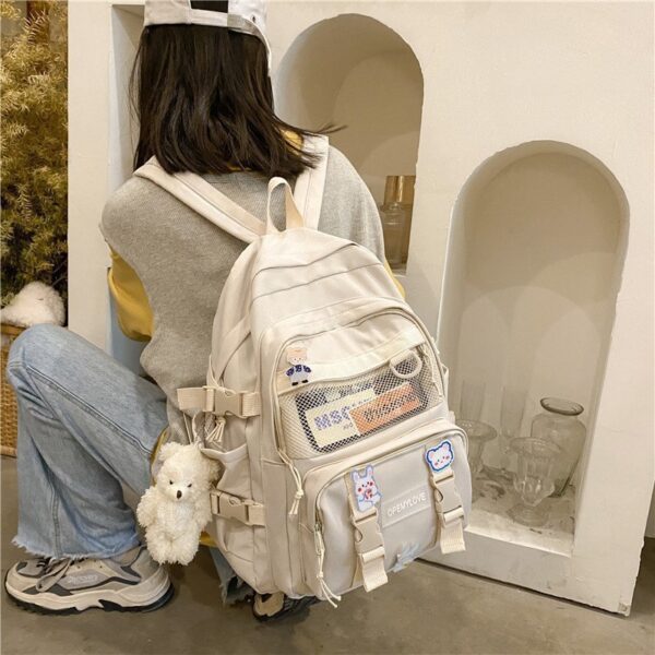 New Harajuku Large Capacity College Students' Backpack Women - Image 2