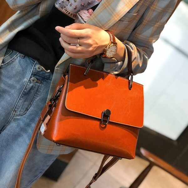 New Cowhide High-end And Fashionable Handbag For Women - Image 2