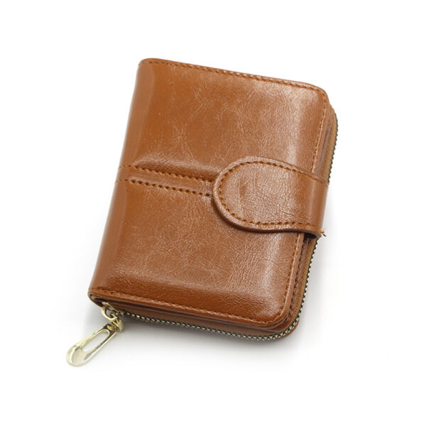 Wallet Short Solid Color Multi-card-slot Card Holder - Image 8