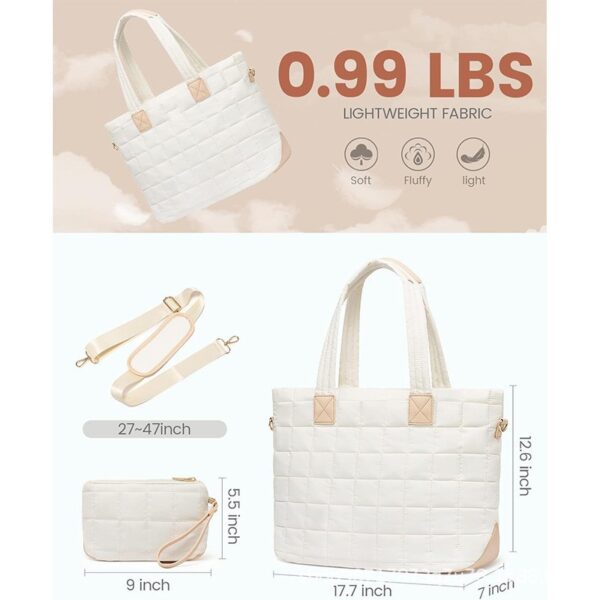 Large Capacity Totes Women's One Shoulder Computer Bag - Image 4