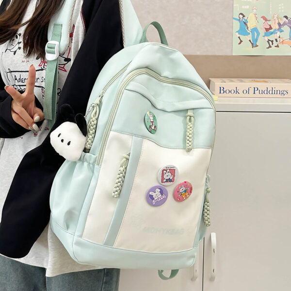 Junior And Middle School Students Large Capacity Computer Travel Backpack - Image 3