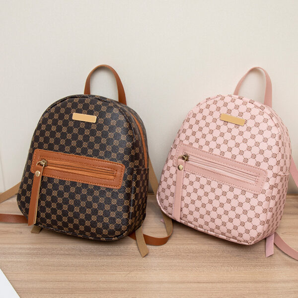 Women's Casual Sequin Decorative Dotted Prints Backpack - Image 2