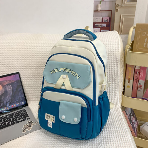 New High School And College Student Schoolbag Spine Protection Large Capacity - Image 7