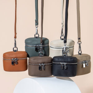 Leather Small Neck-hanging Coin Purse Simple And Portable