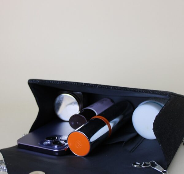 Women's Dinner Clutch Diamond Flip Square Bag Party Fashion - Image 4