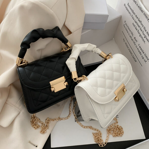 Korean Fashion PU Shoulder Messenger Bag - Image 7