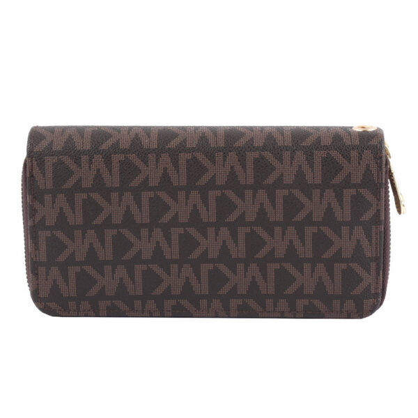 Printing Multiple Card Slots Large Capacity New Zipper Handbag - Image 2