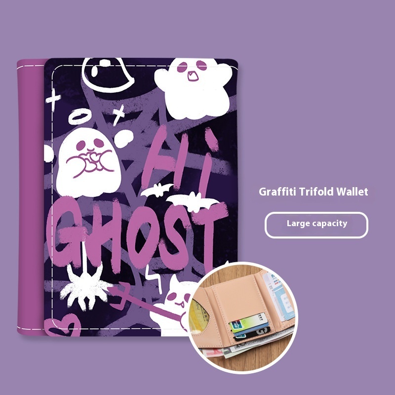 Cartoon Wallet Cute Original Design Multiple Card Slots Female - Image 10