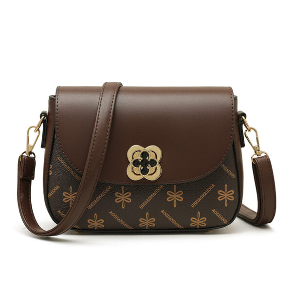 Women's Printed Contrast Color Small Bag - Image 9