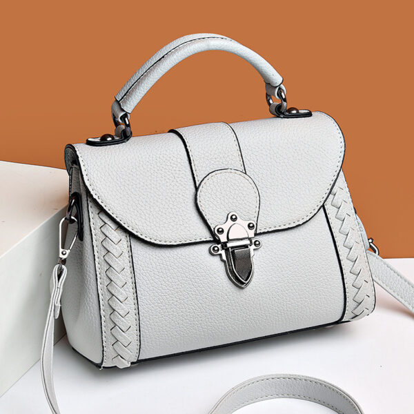 Retro Simple Shoulder Bag Soft Leather - Image 4